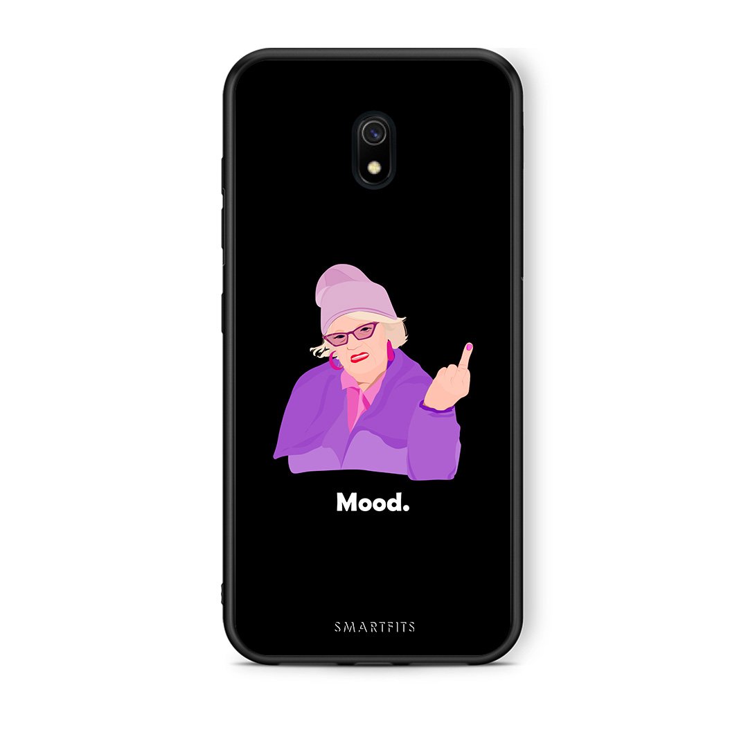 Xiaomi Redmi 8A Grandma Mood Black θήκη από τη Smartfits με σχέδιο στο πίσω μέρος και μαύρο περίβλημα | Smartphone case with colorful back and black bezels by Smartfits