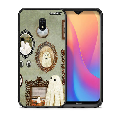 Θήκη Xiaomi Redmi 8A Halloween Ghost Season από τη Smartfits με σχέδιο στο πίσω μέρος και μαύρο περίβλημα | Xiaomi Redmi 8A Halloween Ghost Season case with colorful back and black bezels