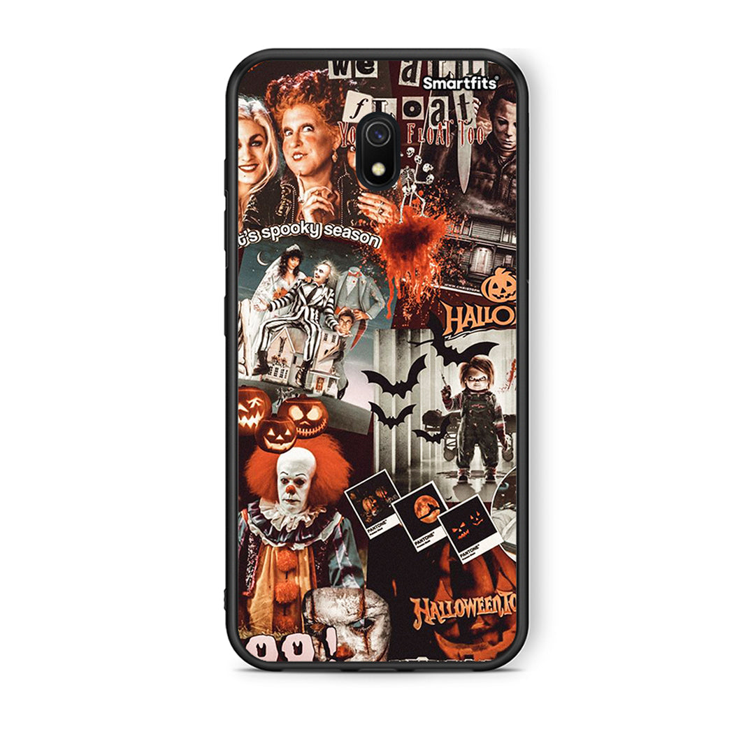 Xiaomi Redmi 8A Halloween Spooky Season Θήκη από τη Smartfits με σχέδιο στο πίσω μέρος και μαύρο περίβλημα | Smartphone case with colorful back and black bezels by Smartfits