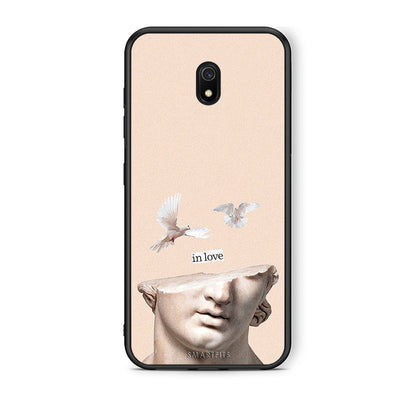 Xiaomi Redmi 8A In Love θήκη από τη Smartfits με σχέδιο στο πίσω μέρος και μαύρο περίβλημα | Smartphone case with colorful back and black bezels by Smartfits