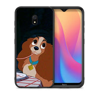 Thumbnail for Θήκη Αγίου Βαλεντίνου Xiaomi Redmi 8A Lady And Tramp 2 από τη Smartfits με σχέδιο στο πίσω μέρος και μαύρο περίβλημα | Xiaomi Redmi 8A Lady And Tramp 2 case with colorful back and black bezels