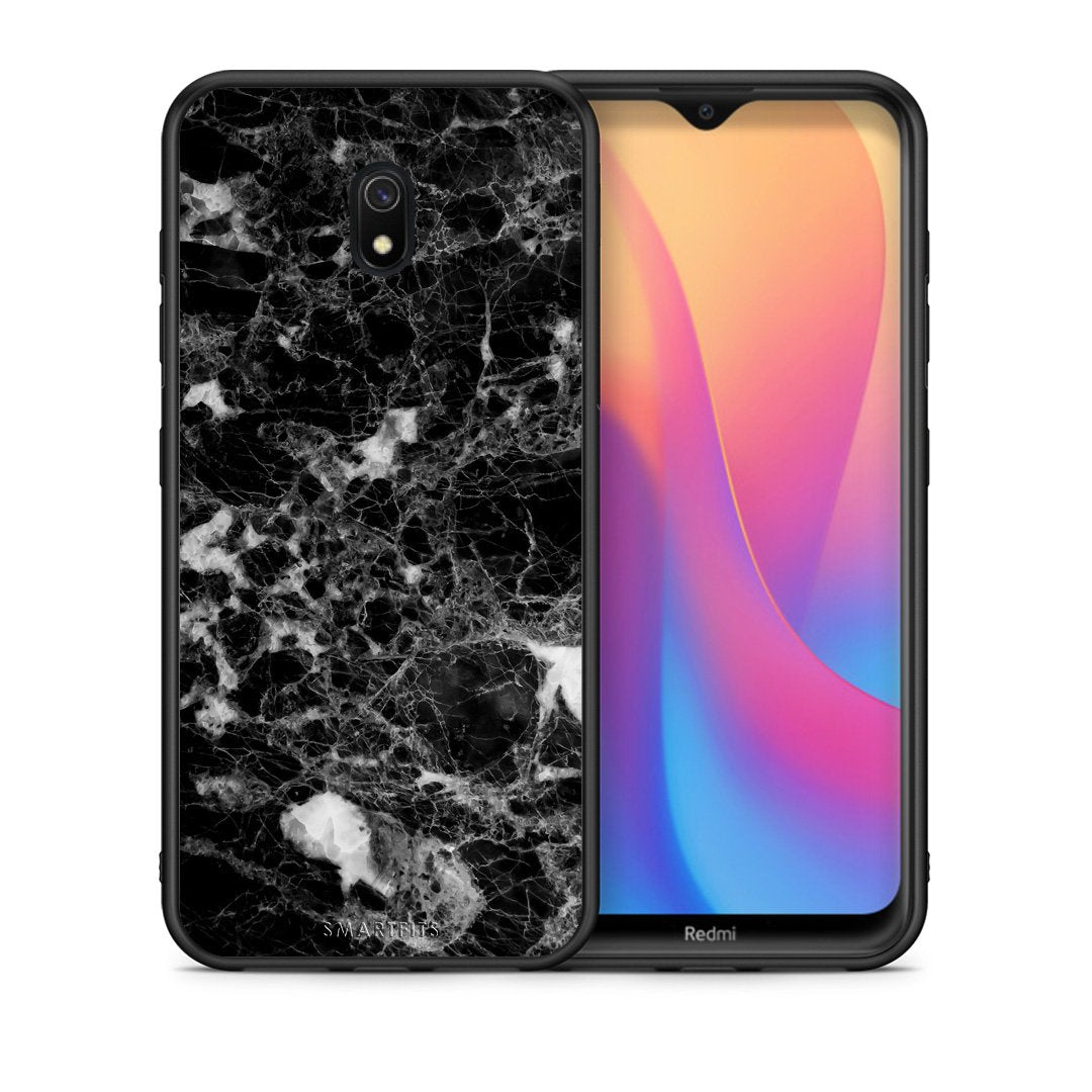 Θήκη Xiaomi Redmi 8A Male Marble από τη Smartfits με σχέδιο στο πίσω μέρος και μαύρο περίβλημα | Xiaomi Redmi 8A Male Marble case with colorful back and black bezels