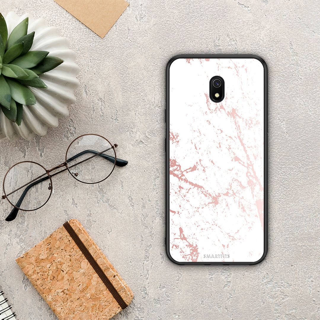 Marble Pink Splash - Xiaomi Redmi 8A θήκη