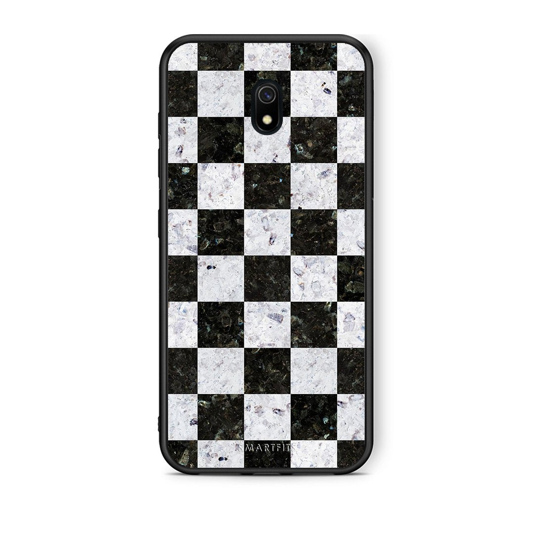 4 - Xiaomi Redmi 8A Square Geometric Marble case, cover, bumper