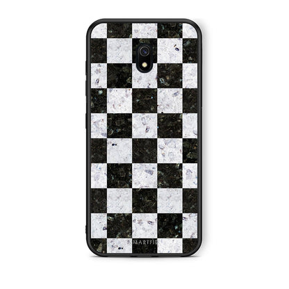 4 - Xiaomi Redmi 8A Square Geometric Marble case, cover, bumper