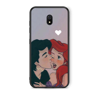 Xiaomi Redmi 8A Mermaid Love Θήκη Αγίου Βαλεντίνου από τη Smartfits με σχέδιο στο πίσω μέρος και μαύρο περίβλημα | Smartphone case with colorful back and black bezels by Smartfits