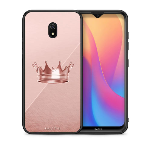 Θήκη Xiaomi Redmi 8A Crown Minimal από τη Smartfits με σχέδιο στο πίσω μέρος και μαύρο περίβλημα | Xiaomi Redmi 8A Crown Minimal case with colorful back and black bezels