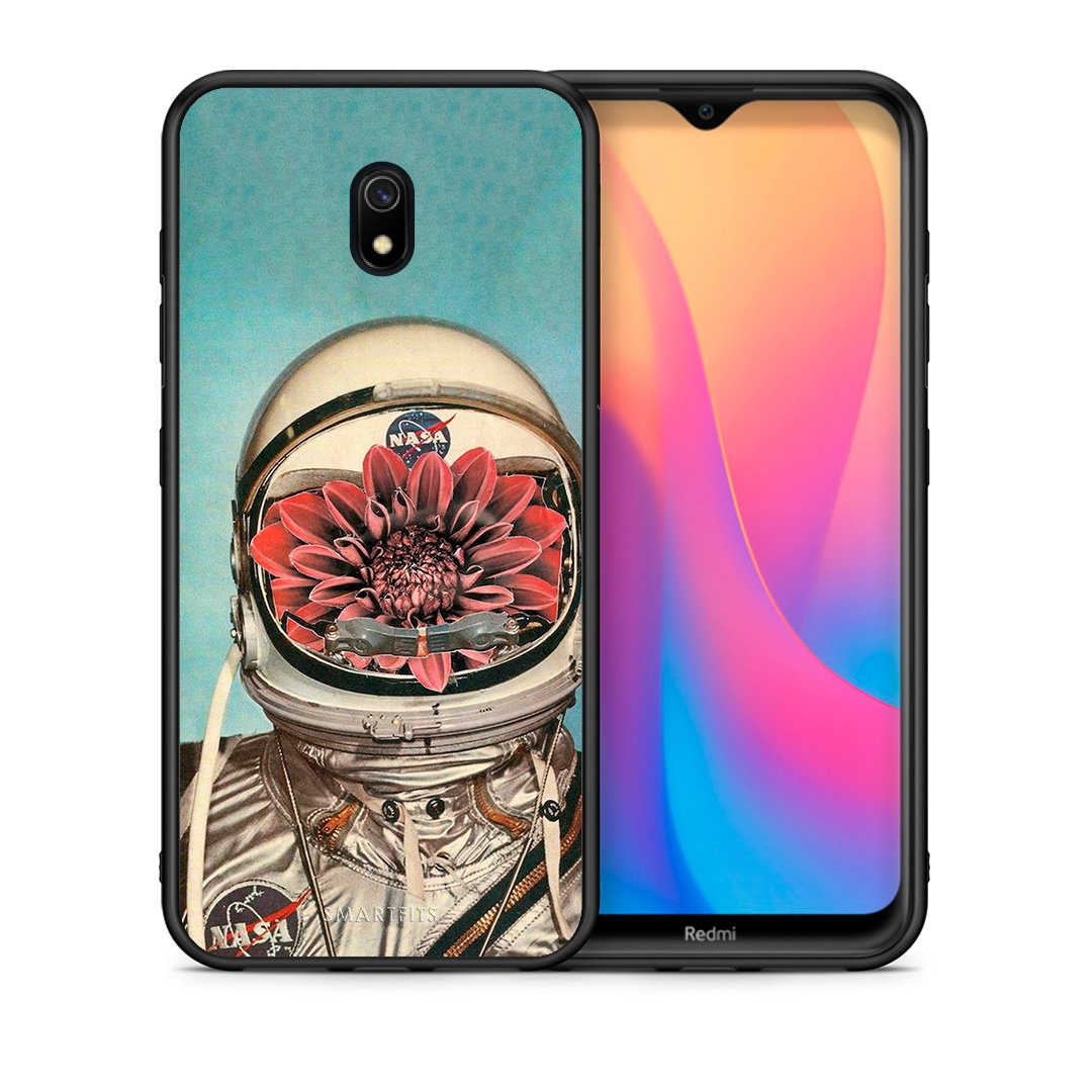 Θήκη Xiaomi Redmi 8A Nasa Bloom από τη Smartfits με σχέδιο στο πίσω μέρος και μαύρο περίβλημα | Xiaomi Redmi 8A Nasa Bloom case with colorful back and black bezels