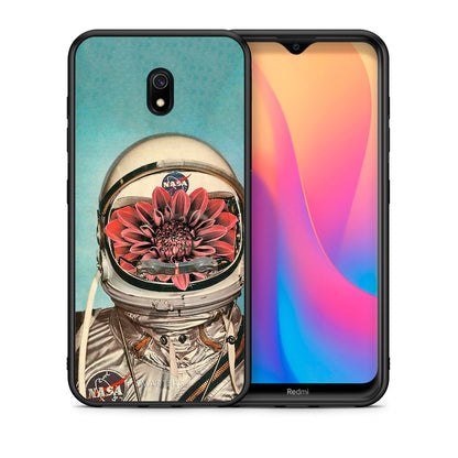 Θήκη Xiaomi Redmi 8A Nasa Bloom από τη Smartfits με σχέδιο στο πίσω μέρος και μαύρο περίβλημα | Xiaomi Redmi 8A Nasa Bloom case with colorful back and black bezels