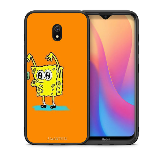 Θήκη Αγίου Βαλεντίνου Xiaomi Redmi 8A No Money 2 από τη Smartfits με σχέδιο στο πίσω μέρος και μαύρο περίβλημα | Xiaomi Redmi 8A No Money 2 case with colorful back and black bezels