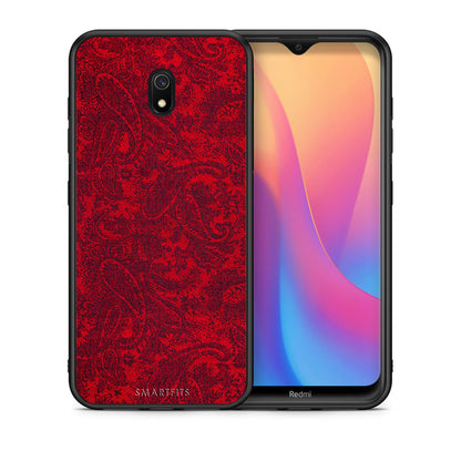 Θήκη Xiaomi Redmi 8A Paisley Cashmere από τη Smartfits με σχέδιο στο πίσω μέρος και μαύρο περίβλημα | Xiaomi Redmi 8A Paisley Cashmere case with colorful back and black bezels