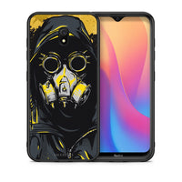 Thumbnail for Θήκη Xiaomi Redmi 8A Mask PopArt από τη Smartfits με σχέδιο στο πίσω μέρος και μαύρο περίβλημα | Xiaomi Redmi 8A Mask PopArt case with colorful back and black bezels