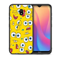 Thumbnail for Θήκη Xiaomi Redmi 8A Sponge PopArt από τη Smartfits με σχέδιο στο πίσω μέρος και μαύρο περίβλημα | Xiaomi Redmi 8A Sponge PopArt case with colorful back and black bezels