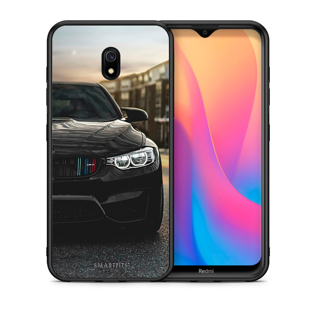 Θήκη Xiaomi Redmi 8A M3 Racing από τη Smartfits με σχέδιο στο πίσω μέρος και μαύρο περίβλημα | Xiaomi Redmi 8A M3 Racing case with colorful back and black bezels