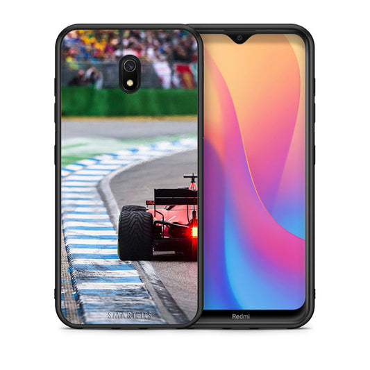 Θήκη Xiaomi Redmi 8A Racing Vibes από τη Smartfits με σχέδιο στο πίσω μέρος και μαύρο περίβλημα | Xiaomi Redmi 8A Racing Vibes case with colorful back and black bezels