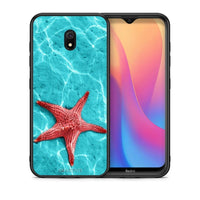 Thumbnail for Θήκη Xiaomi Redmi 8A Red Starfish από τη Smartfits με σχέδιο στο πίσω μέρος και μαύρο περίβλημα | Xiaomi Redmi 8A Red Starfish case with colorful back and black bezels