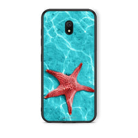 Thumbnail for Xiaomi Redmi 8A Red Starfish Θήκη από τη Smartfits με σχέδιο στο πίσω μέρος και μαύρο περίβλημα | Smartphone case with colorful back and black bezels by Smartfits