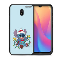 Thumbnail for Θήκη Xiaomi Redmi 8A Santa Stich από τη Smartfits με σχέδιο στο πίσω μέρος και μαύρο περίβλημα | Xiaomi Redmi 8A Santa Stich case with colorful back and black bezels