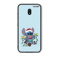 Thumbnail for Xiaomi Redmi 8A Santa Stich θήκη από τη Smartfits με σχέδιο στο πίσω μέρος και μαύρο περίβλημα | Smartphone case with colorful back and black bezels by Smartfits