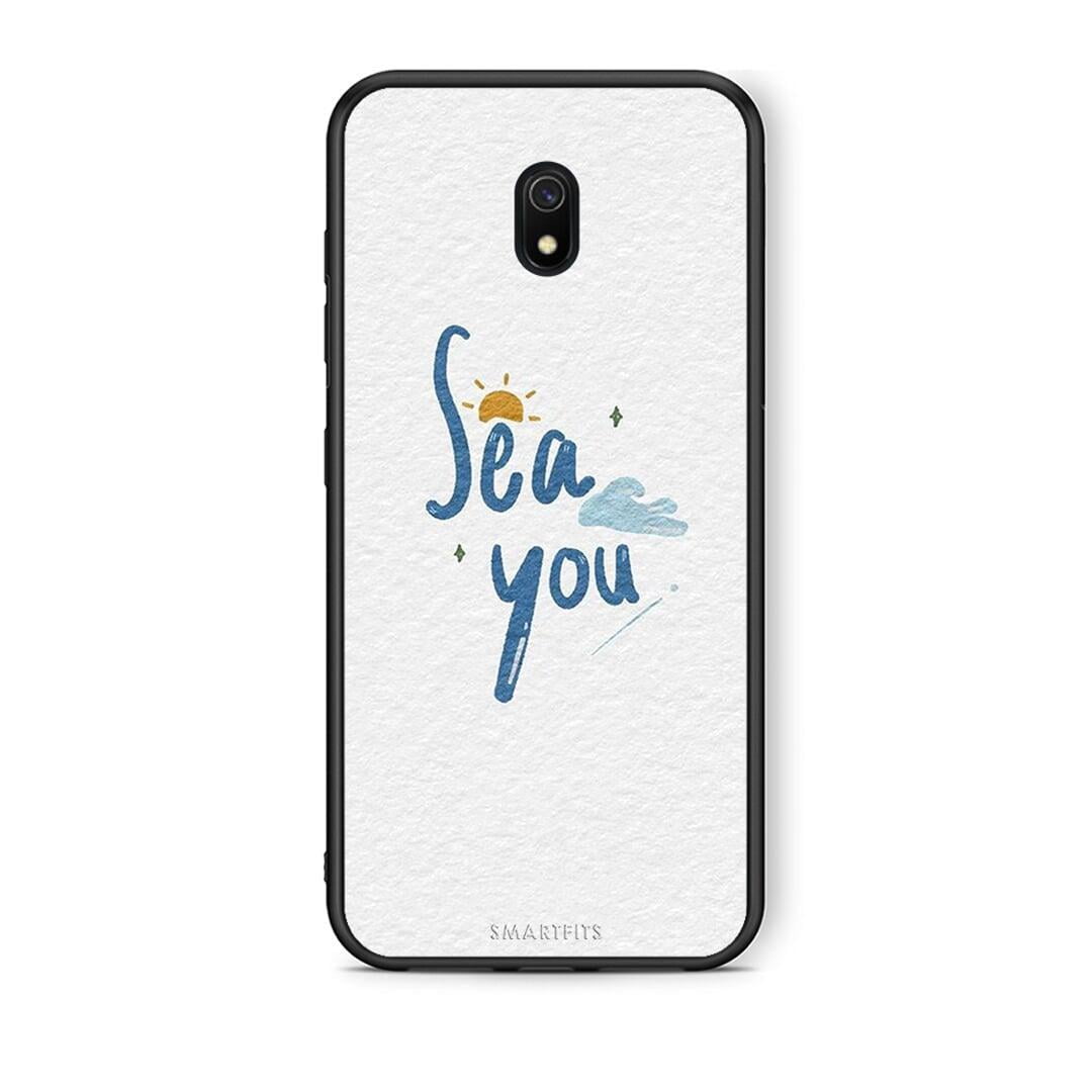 Xiaomi Redmi 8A Sea You Θήκη από τη Smartfits με σχέδιο στο πίσω μέρος και μαύρο περίβλημα | Smartphone case with colorful back and black bezels by Smartfits