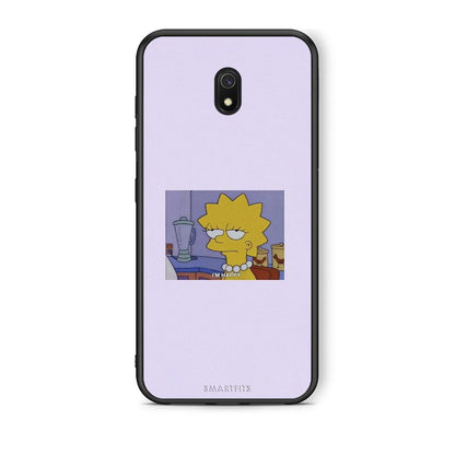 Xiaomi Redmi 8A So Happy θήκη από τη Smartfits με σχέδιο στο πίσω μέρος και μαύρο περίβλημα | Smartphone case with colorful back and black bezels by Smartfits