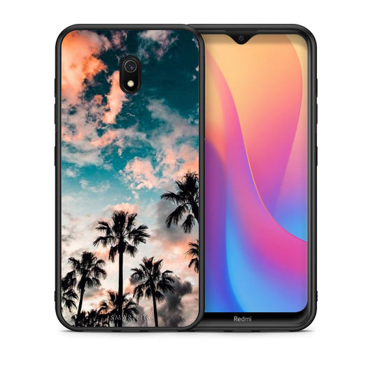 Θήκη Xiaomi Redmi 8A Sky Summer από τη Smartfits με σχέδιο στο πίσω μέρος και μαύρο περίβλημα | Xiaomi Redmi 8A Sky Summer case with colorful back and black bezels