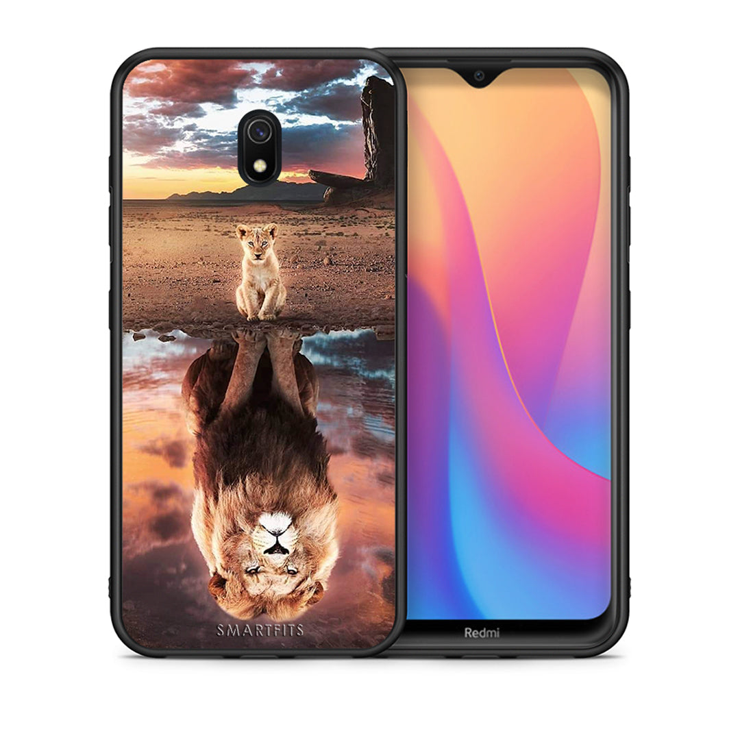 Θήκη Αγίου Βαλεντίνου Xiaomi Redmi 8A Sunset Dreams από τη Smartfits με σχέδιο στο πίσω μέρος και μαύρο περίβλημα | Xiaomi Redmi 8A Sunset Dreams case with colorful back and black bezels