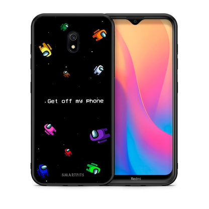 Θήκη Xiaomi Redmi 8A AFK Text από τη Smartfits με σχέδιο στο πίσω μέρος και μαύρο περίβλημα | Xiaomi Redmi 8A AFK Text case with colorful back and black bezels
