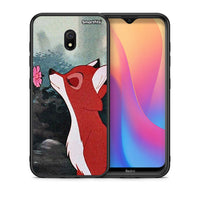 Thumbnail for Θήκη Xiaomi Redmi 8A Tod And Vixey Love 2 από τη Smartfits με σχέδιο στο πίσω μέρος και μαύρο περίβλημα | Xiaomi Redmi 8A Tod And Vixey Love 2 case with colorful back and black bezels