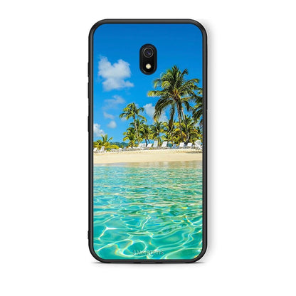 Xiaomi Redmi 8A Tropical Vibes Θήκη από τη Smartfits με σχέδιο στο πίσω μέρος και μαύρο περίβλημα | Smartphone case with colorful back and black bezels by Smartfits