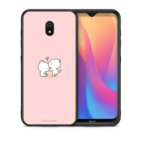 Θήκη Xiaomi Redmi 8A Love Valentine από τη Smartfits με σχέδιο στο πίσω μέρος και μαύρο περίβλημα | Xiaomi Redmi 8A Love Valentine case with colorful back and black bezels