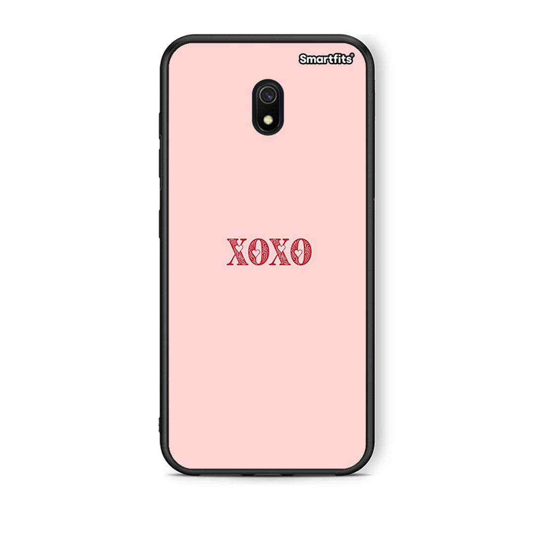 Xiaomi Redmi 8A XOXO Love θήκη από τη Smartfits με σχέδιο στο πίσω μέρος και μαύρο περίβλημα | Smartphone case with colorful back and black bezels by Smartfits