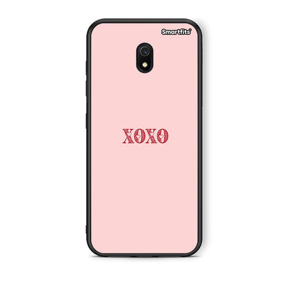Xiaomi Redmi 8A XOXO Love θήκη από τη Smartfits με σχέδιο στο πίσω μέρος και μαύρο περίβλημα | Smartphone case with colorful back and black bezels by Smartfits