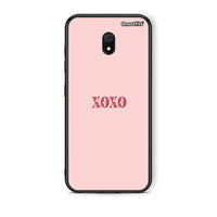 Thumbnail for Xiaomi Redmi 8A XOXO Love θήκη από τη Smartfits με σχέδιο στο πίσω μέρος και μαύρο περίβλημα | Smartphone case with colorful back and black bezels by Smartfits