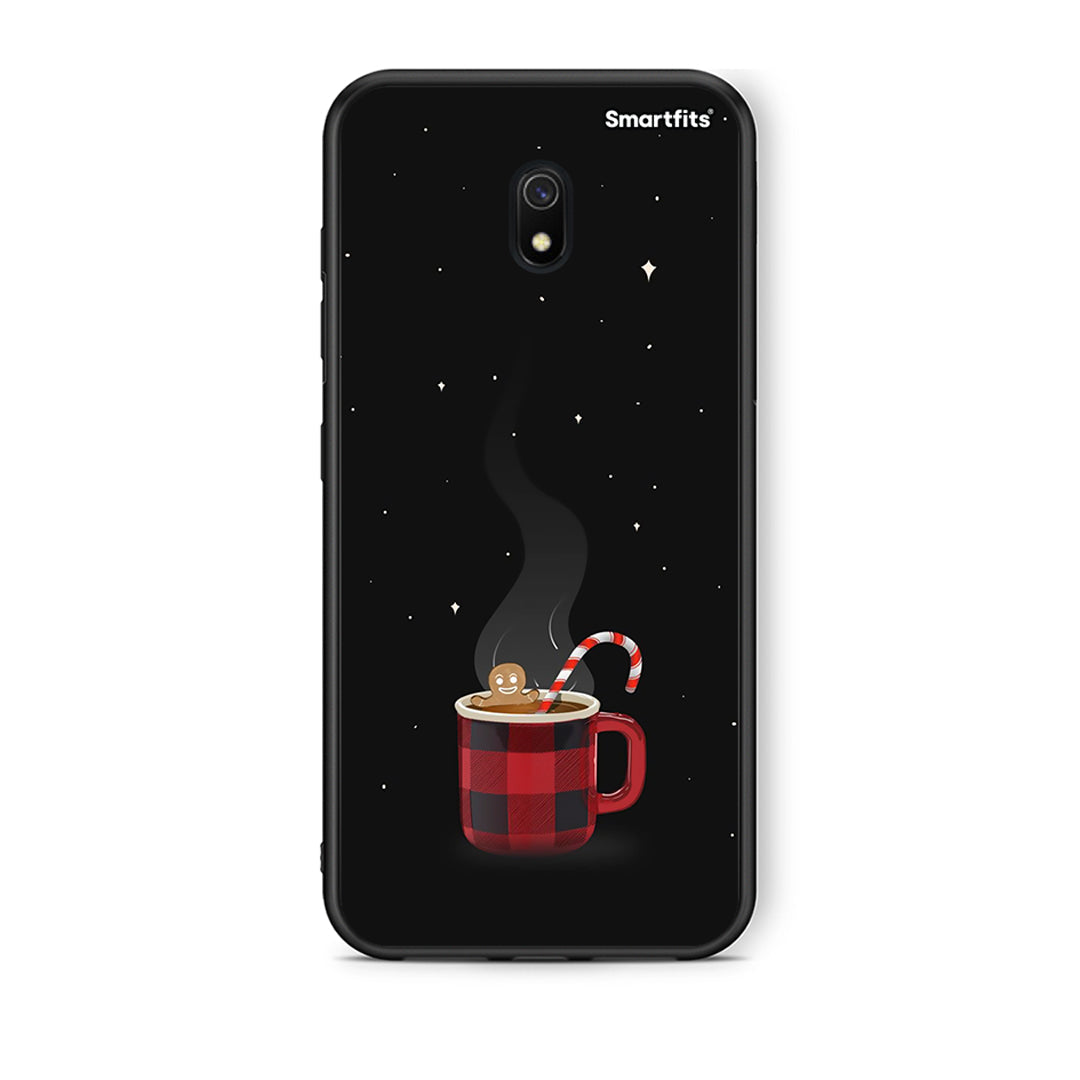 Xiaomi Redmi 8A Xmas Bathing θήκη από τη Smartfits με σχέδιο στο πίσω μέρος και μαύρο περίβλημα | Smartphone case with colorful back and black bezels by Smartfits