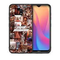 Thumbnail for Θήκη Xiaomi Redmi 8A Xmas Collage από τη Smartfits με σχέδιο στο πίσω μέρος και μαύρο περίβλημα | Xiaomi Redmi 8A Xmas Collage case with colorful back and black bezels