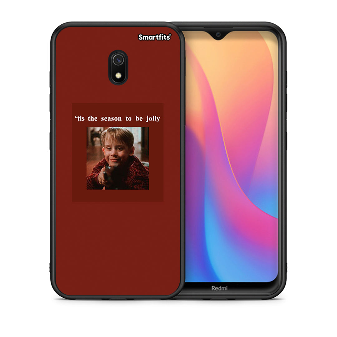 Θήκη Xiaomi Redmi 8A Xmas Ultimate Spirit από τη Smartfits με σχέδιο στο πίσω μέρος και μαύρο περίβλημα | Xiaomi Redmi 8A Xmas Ultimate Spirit case with colorful back and black bezels