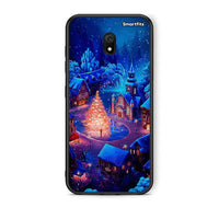 Thumbnail for Xiaomi Redmi 8A Xmas Village θήκη από τη Smartfits με σχέδιο στο πίσω μέρος και μαύρο περίβλημα | Smartphone case with colorful back and black bezels by Smartfits