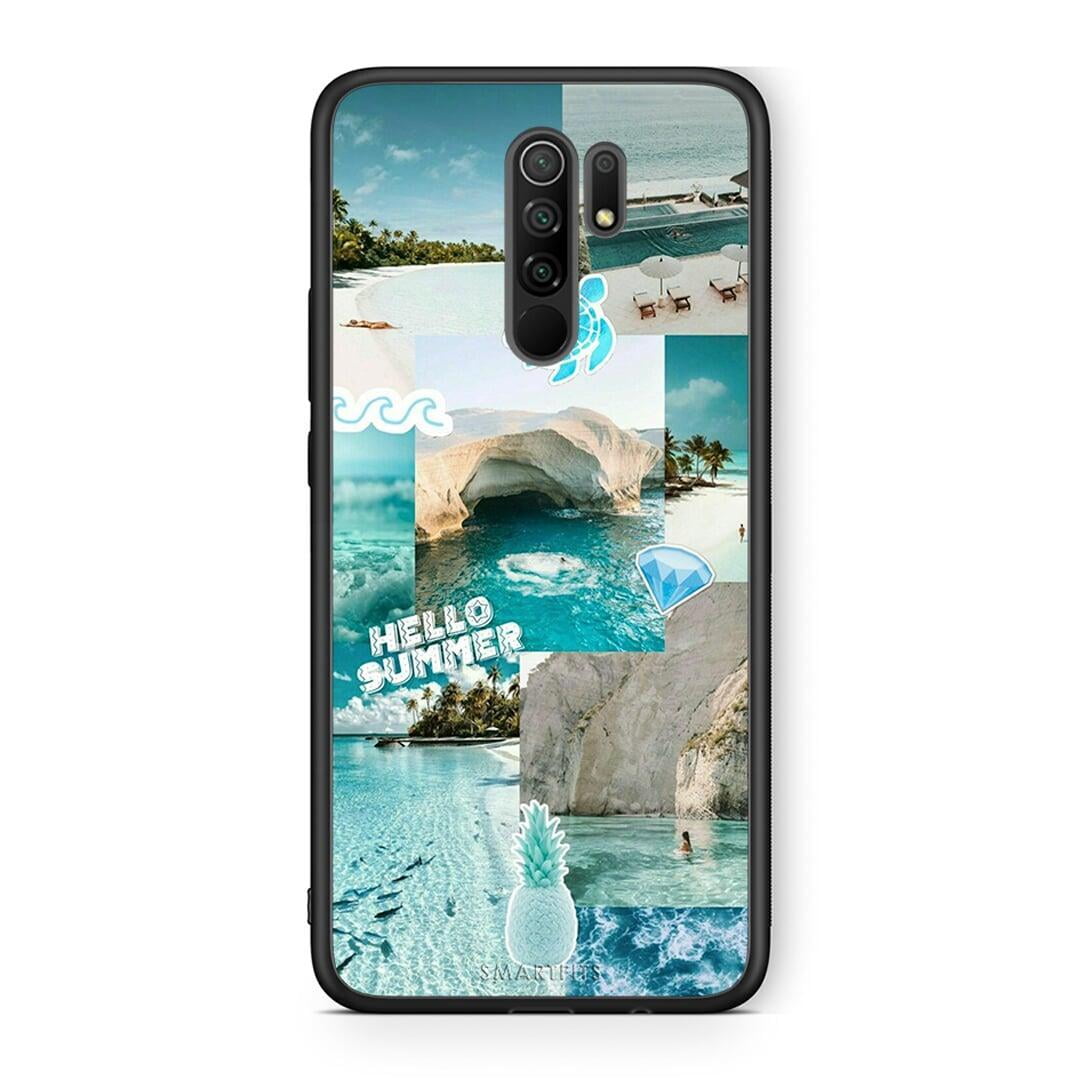 Xiaomi Redmi 9 / 9 Prime Aesthetic Summer Θήκη από τη Smartfits με σχέδιο στο πίσω μέρος και μαύρο περίβλημα | Smartphone case with colorful back and black bezels by Smartfits