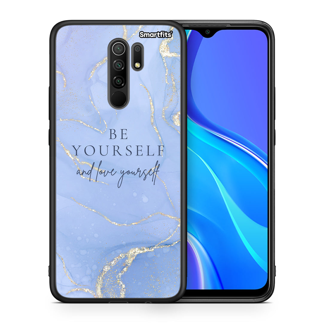 Θήκη Xiaomi Redmi 9/9 Prime Be Yourself από τη Smartfits με σχέδιο στο πίσω μέρος και μαύρο περίβλημα | Xiaomi Redmi 9/9 Prime Be Yourself case with colorful back and black bezels