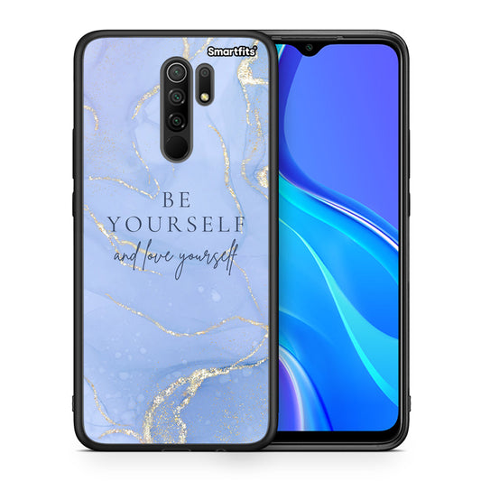 Θήκη Xiaomi Redmi 9/9 Prime Be Yourself από τη Smartfits με σχέδιο στο πίσω μέρος και μαύρο περίβλημα | Xiaomi Redmi 9/9 Prime Be Yourself case with colorful back and black bezels