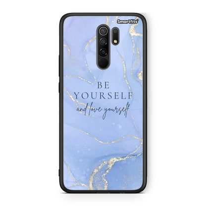 Xiaomi Redmi 9/9 Prime Be Yourself θήκη από τη Smartfits με σχέδιο στο πίσω μέρος και μαύρο περίβλημα | Smartphone case with colorful back and black bezels by Smartfits