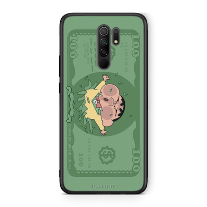 Xiaomi Redmi 9 / 9 Prime Big Money Θήκη Αγίου Βαλεντίνου από τη Smartfits με σχέδιο στο πίσω μέρος και μαύρο περίβλημα | Smartphone case with colorful back and black bezels by Smartfits