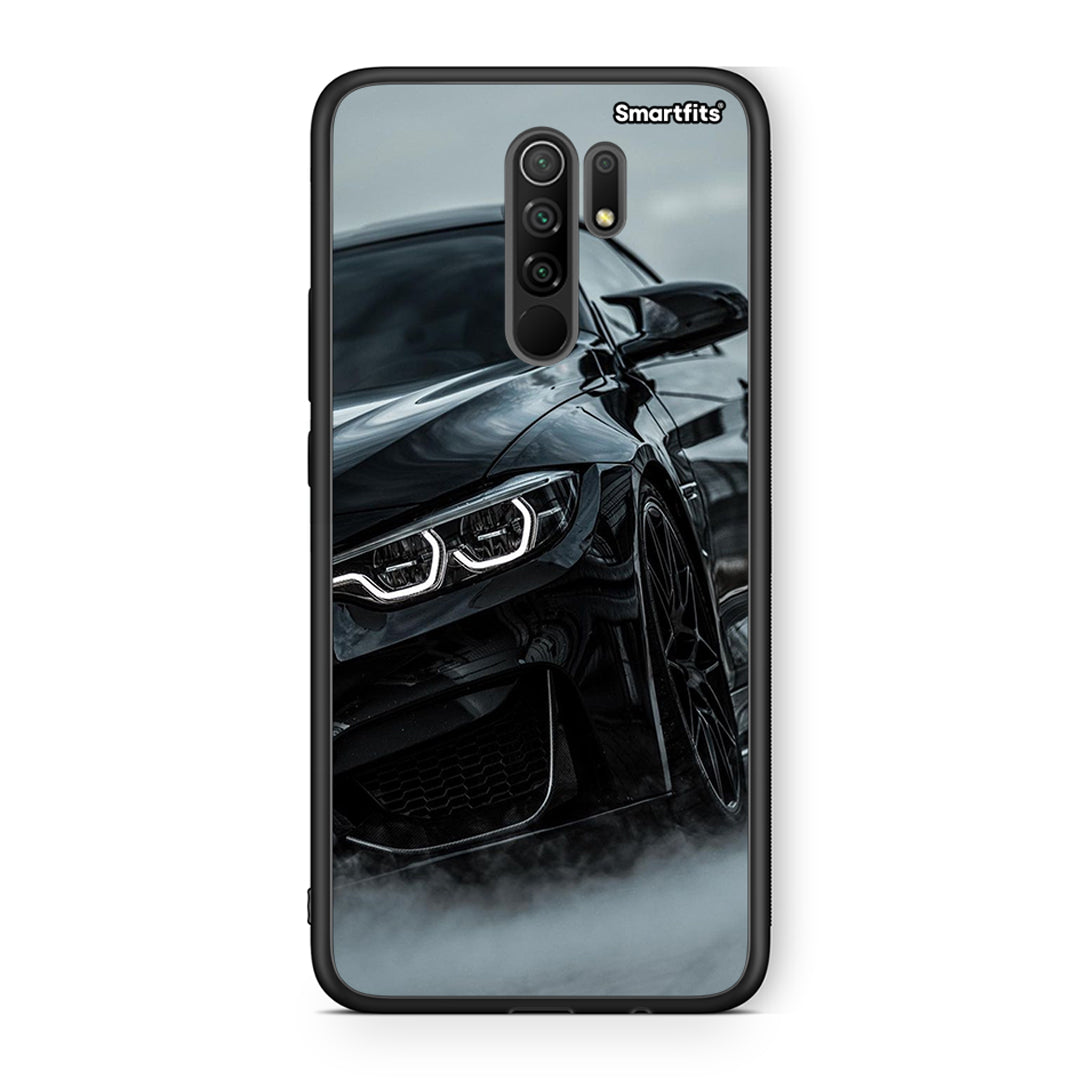 Xiaomi Redmi 9/9 Prime Black BMW θήκη από τη Smartfits με σχέδιο στο πίσω μέρος και μαύρο περίβλημα | Smartphone case with colorful back and black bezels by Smartfits