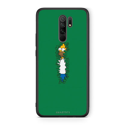Xiaomi Redmi 9 / 9 Prime Bush Man Θήκη Αγίου Βαλεντίνου από τη Smartfits με σχέδιο στο πίσω μέρος και μαύρο περίβλημα | Smartphone case with colorful back and black bezels by Smartfits
