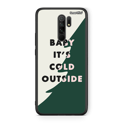 Xiaomi Redmi 9/9 Prime Cold Outside θήκη από τη Smartfits με σχέδιο στο πίσω μέρος και μαύρο περίβλημα | Smartphone case with colorful back and black bezels by Smartfits