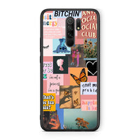 Thumbnail for Xiaomi Redmi 9 / 9 Prime Collage Bitchin Θήκη Αγίου Βαλεντίνου από τη Smartfits με σχέδιο στο πίσω μέρος και μαύρο περίβλημα | Smartphone case with colorful back and black bezels by Smartfits