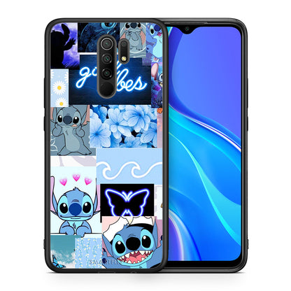 Θήκη Αγίου Βαλεντίνου Xiaomi Redmi 9 / 9 Prime Collage Good Vibes από τη Smartfits με σχέδιο στο πίσω μέρος και μαύρο περίβλημα | Xiaomi Redmi 9 / 9 Prime Collage Good Vibes case with colorful back and black bezels