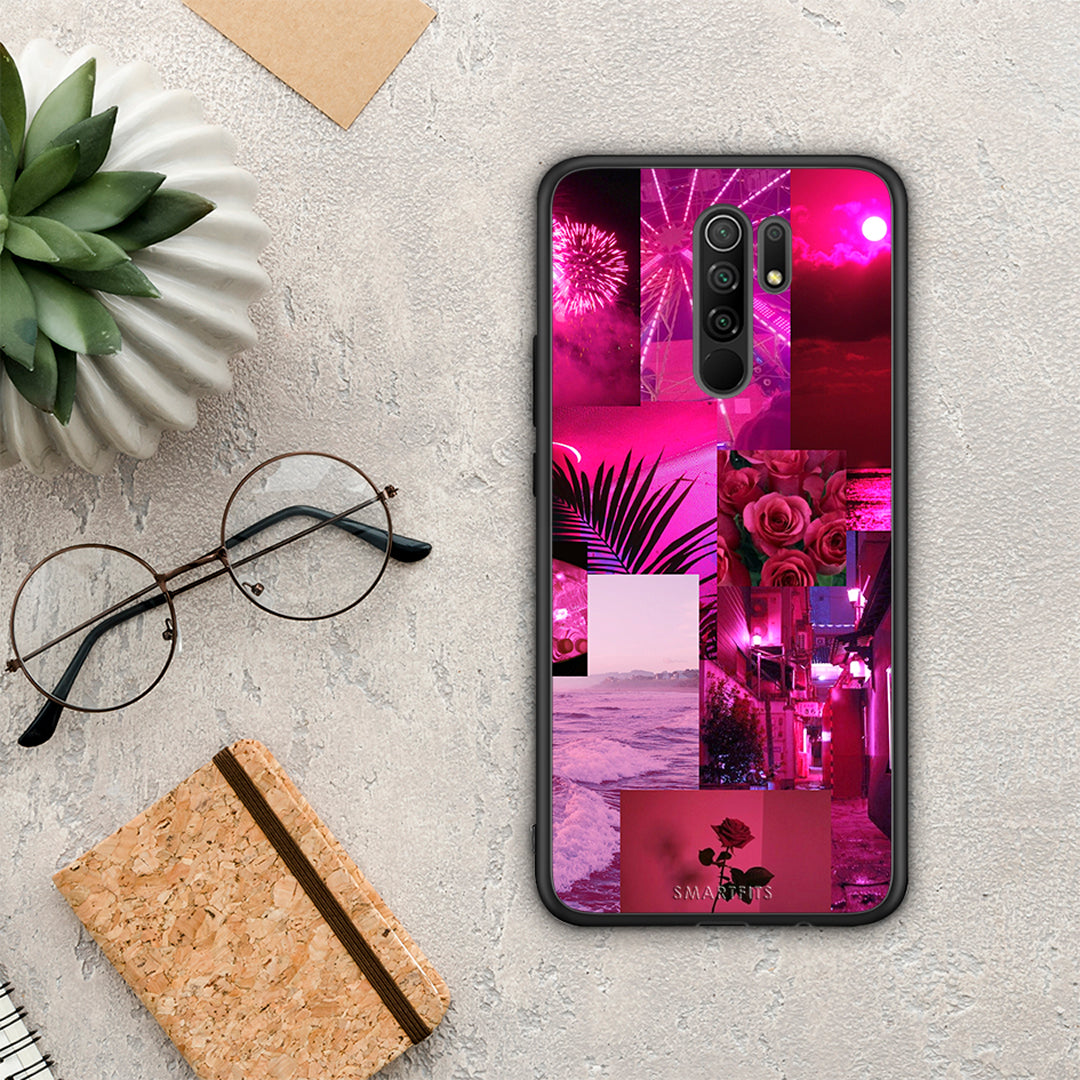 Collage Red Roses - Xiaomi Redmi 9 / 9 Prime θήκη