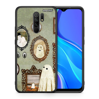 Θήκη Xiaomi Redmi 9 / 9 Prime Halloween Ghost Season από τη Smartfits με σχέδιο στο πίσω μέρος και μαύρο περίβλημα | Xiaomi Redmi 9 / 9 Prime Halloween Ghost Season case with colorful back and black bezels